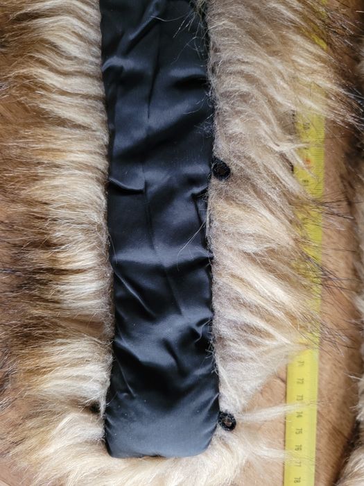 Kołnierz sztuczne futro obszycie