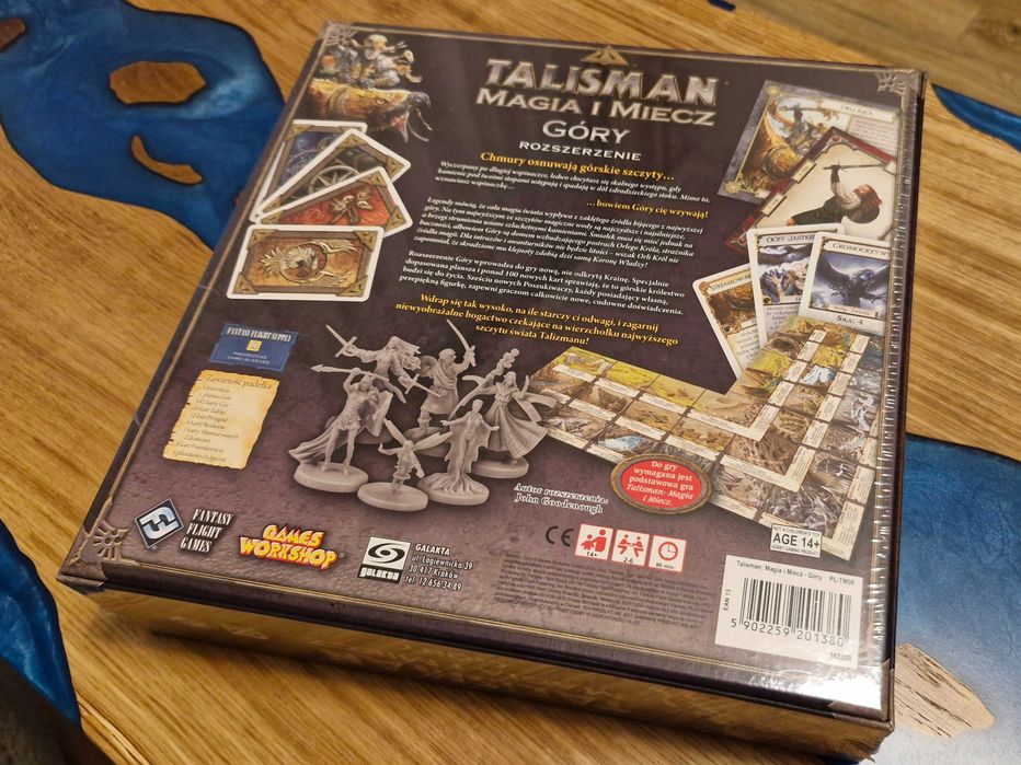 Gra planszowa - Talisman: Magia i Miecz - dodatek Góry - Nowa w folii