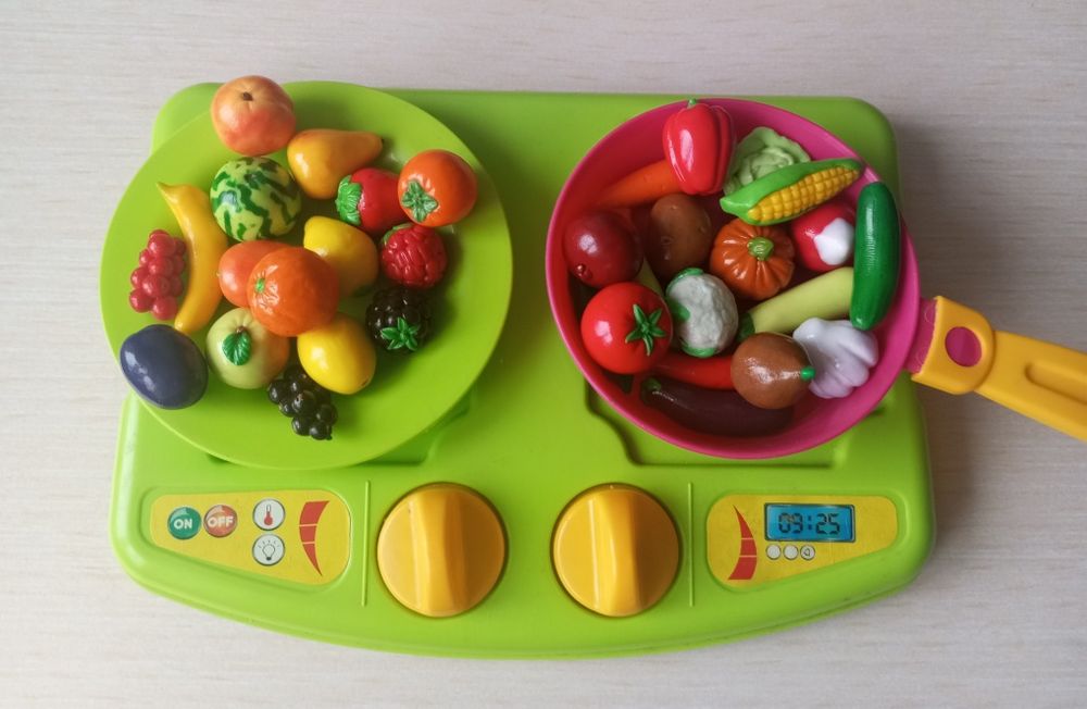 Мініатюрні овочі, фрукти з полімерної глини /розвиваючі ігри