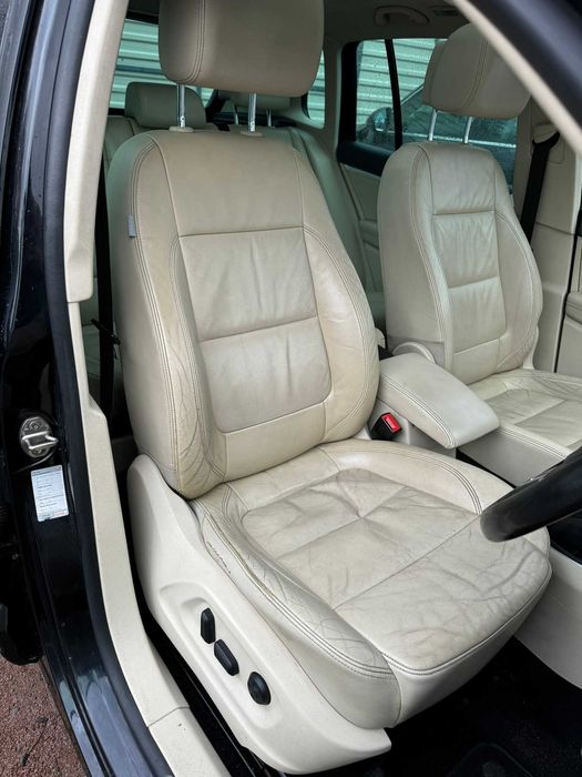 Комплект сидінь сидіння салон VW Tiguan 1 шкіра біла підігрів