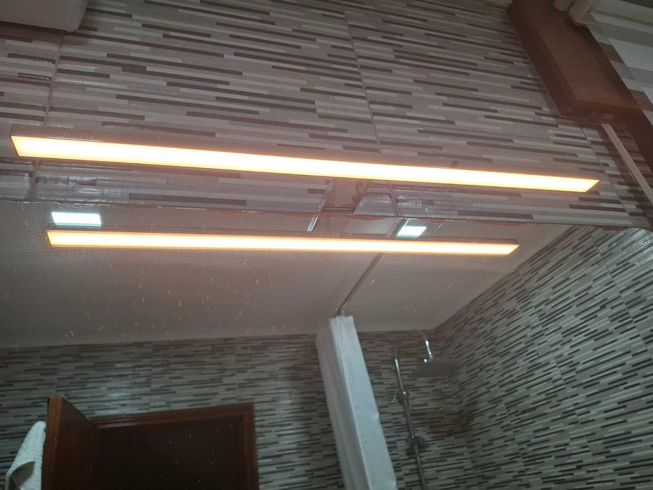 Espelho wc com aplique led