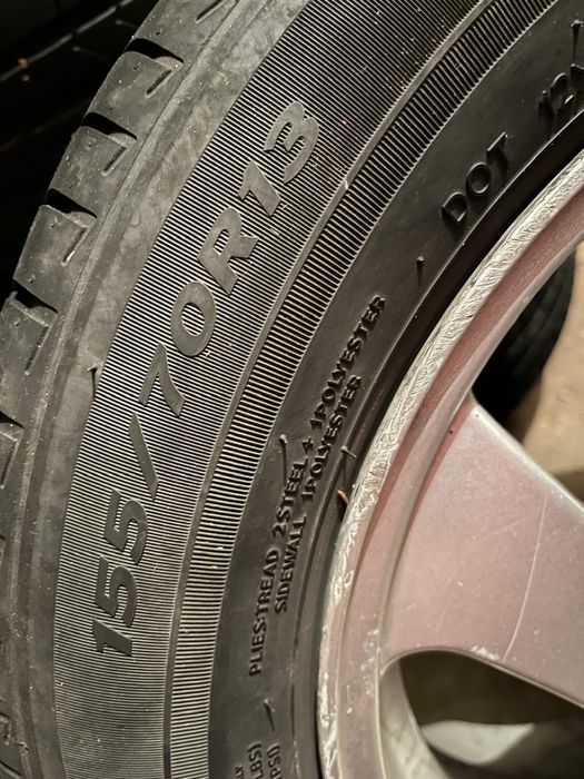 Шини + диски 155/70 R13: 3 900 грн. - Колеса в зборі Суми на Olx