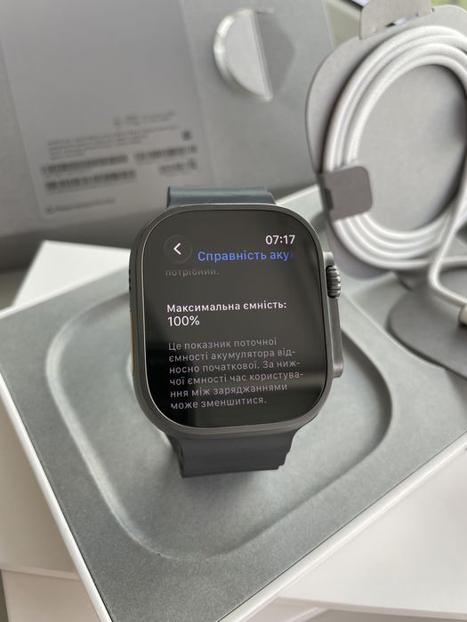 Apple Watch Ultra 2 Black 49 mm with Black Ocean Band (MX4P3LW/A)