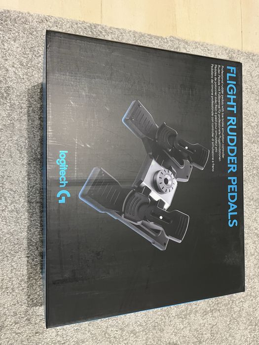 Pedais simulador voo rudder Logitech