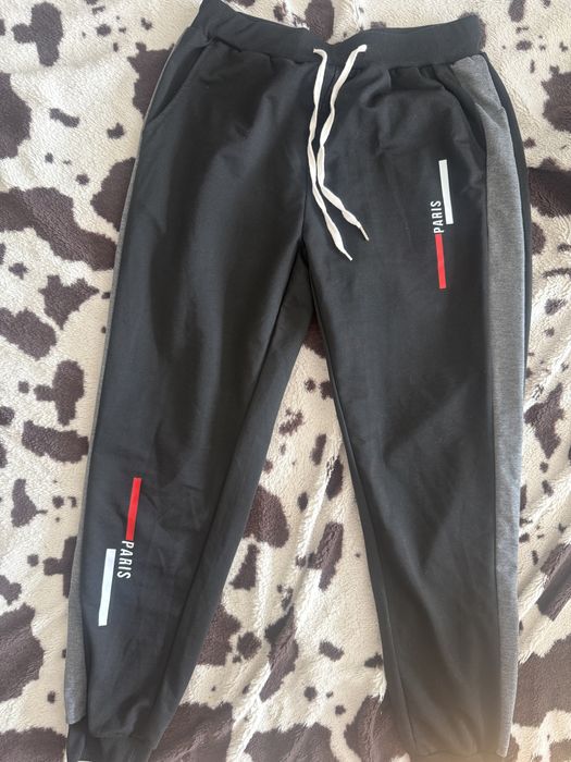 Spodnie dresowe męskie czarne L