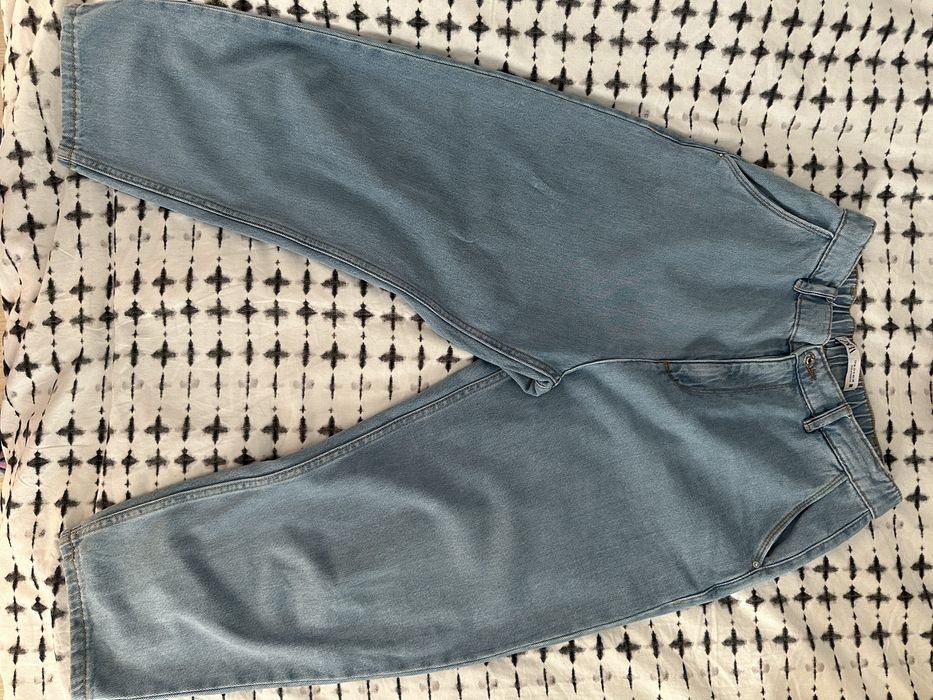 Zara jeans 38 M carrot fit z wysokim stanem