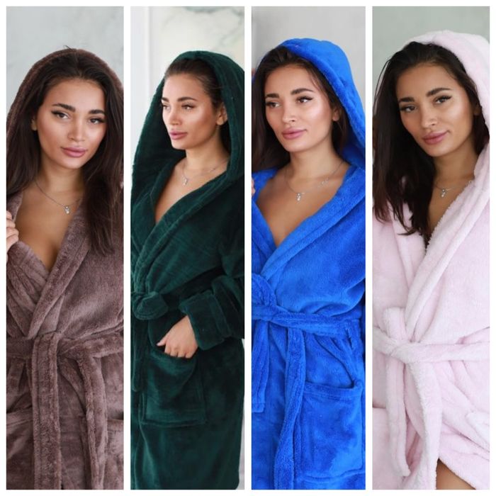 Халат махровий жiночiй різні колори