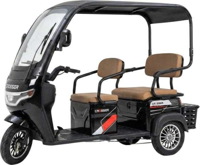электроскутер Електротрайк CROSSER TR-7 1000W-72V-24Ah GraFen-АКБ шини 10"(2026)