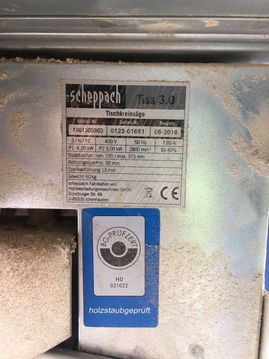 Циркулярка Станок обрізний Scheppach