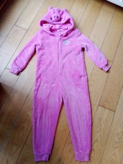 Kombinezon onesie kigurumi Percy pig 7-8 lat piżama przebranie świnka