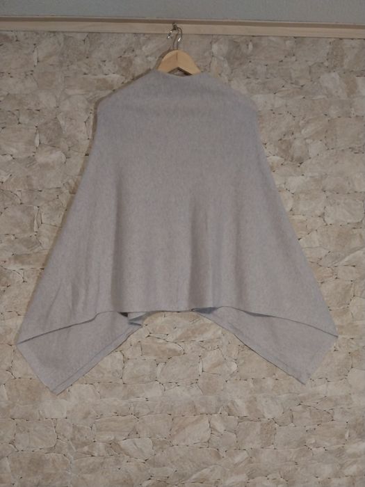 VoolOvers ponczo jasnoszare kaszmir 100%