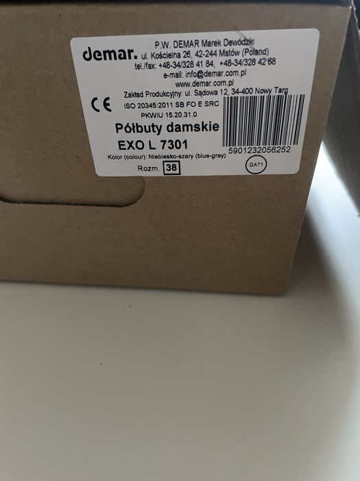 Półbuty damskie ochronne EXO L 7301