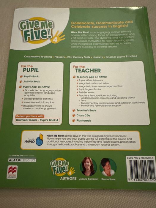 Give me five książka do języka angielskiego 4