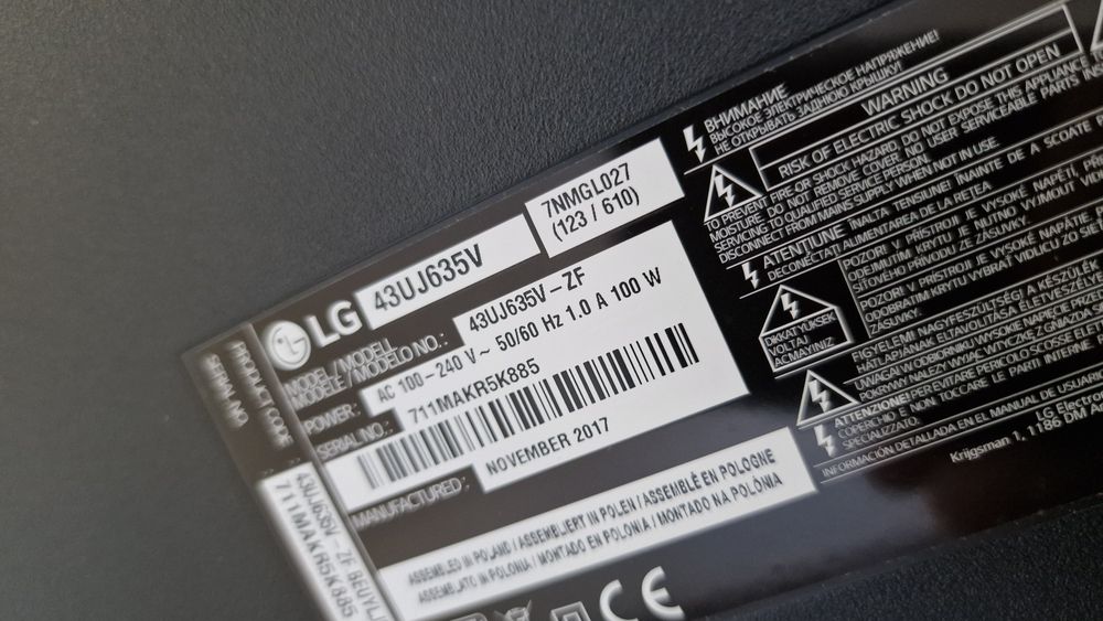 Smart TV LG 43 polegadas
