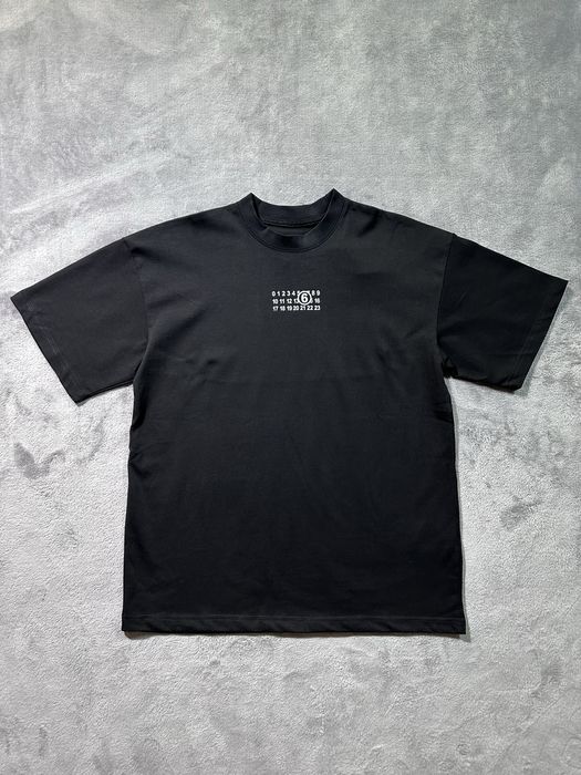 Футболка Maison Margiela MM6 numbers-motif t-shirt тишка оверсайз С М Л