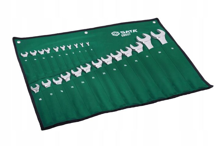 Sata09027 Klucze Płasko-oczkowe 23 Sztuki +gratis