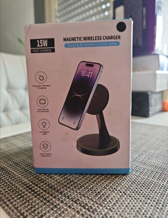 Безпровідна зарядка стенд MagSafe 15w