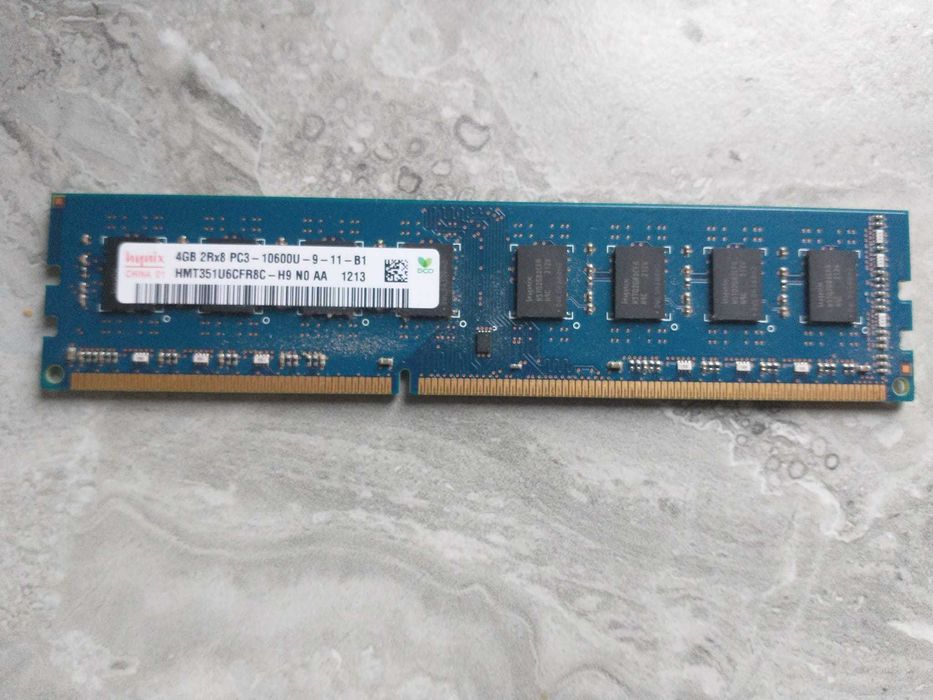 Używana RAM 4GB DDR3 1333MHz PC3-10600U, Hynix HMT351U6CFR8C