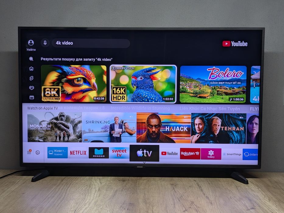 Samsung GQ43Q60R 4K QLED Smart TV ОС Tizen / 2020