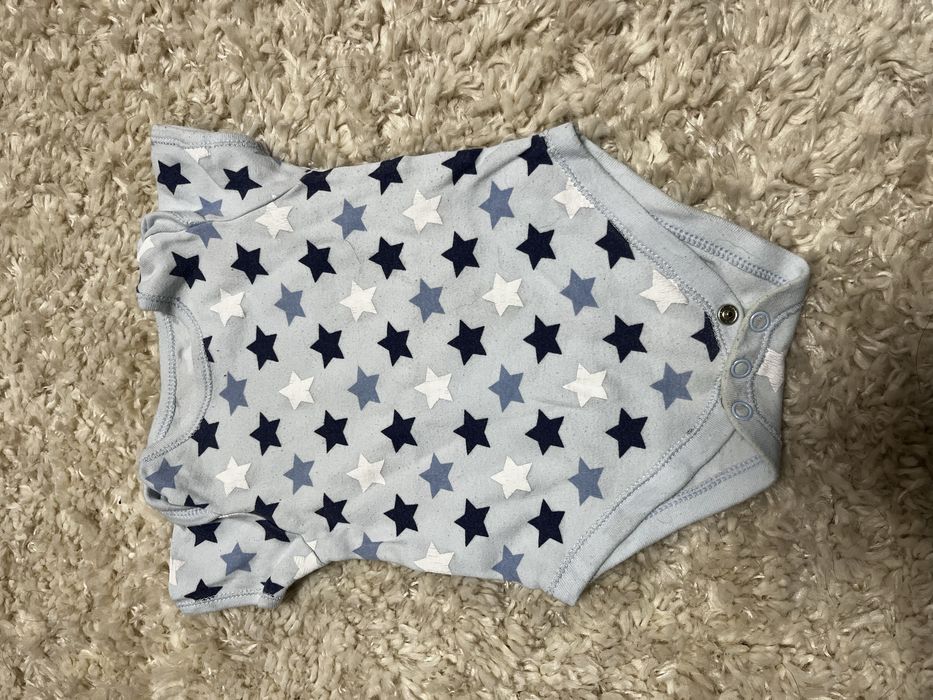 Zestaw body z krótkim rękawem 74 cm