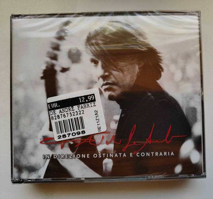 CD Fabrizio de Andre In direzione ostinata e contraria 3CD box НОВИЙ