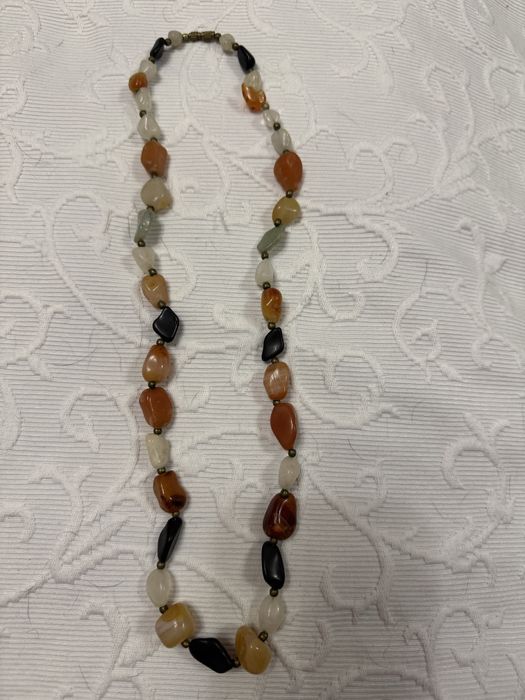 Бусы из натурального агата 45 см