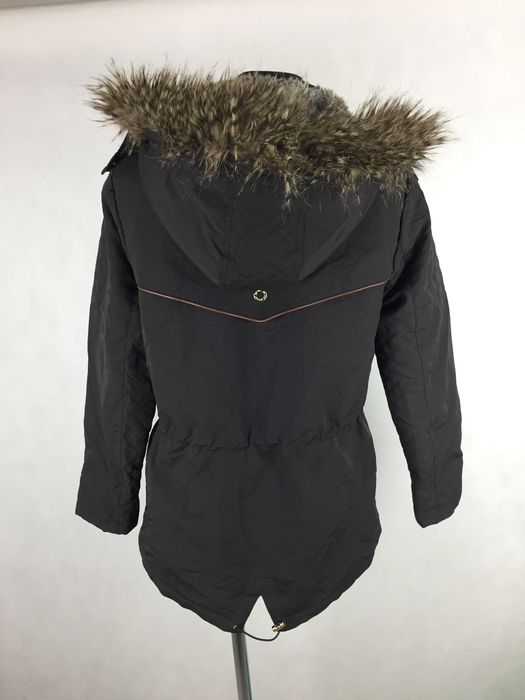 M&S parka z futrem i ociepleniem M