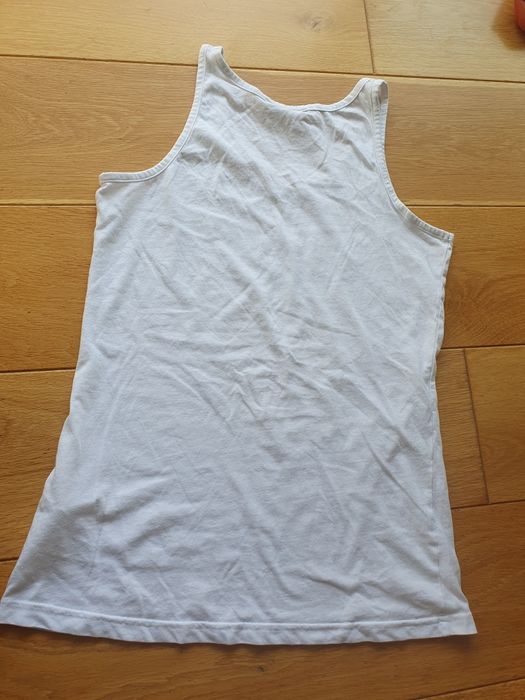 Biała koszulka bez rękawków M 40 Blue Motion