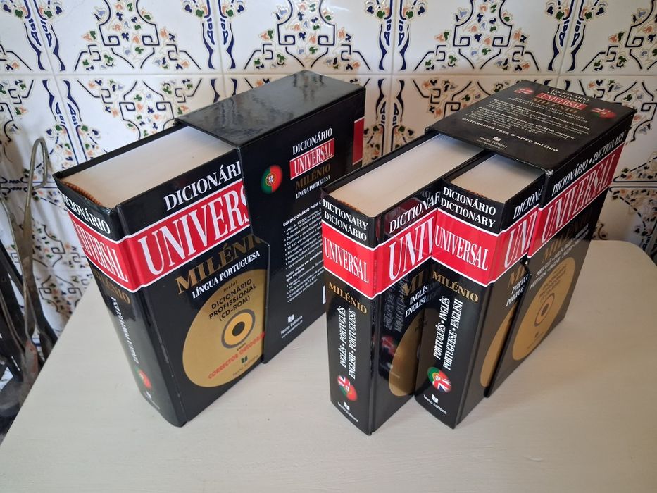 Pack 3 dicionários Universal da Texto Editora