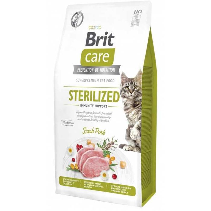 Brit Care Cat GF STERILIZED IMMUNITY SUPPORT 2 кг для імунітету котів
