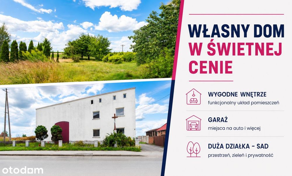 Własny dom w świetnej cenie.