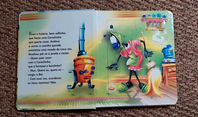 A Carochinha livro com puzzles