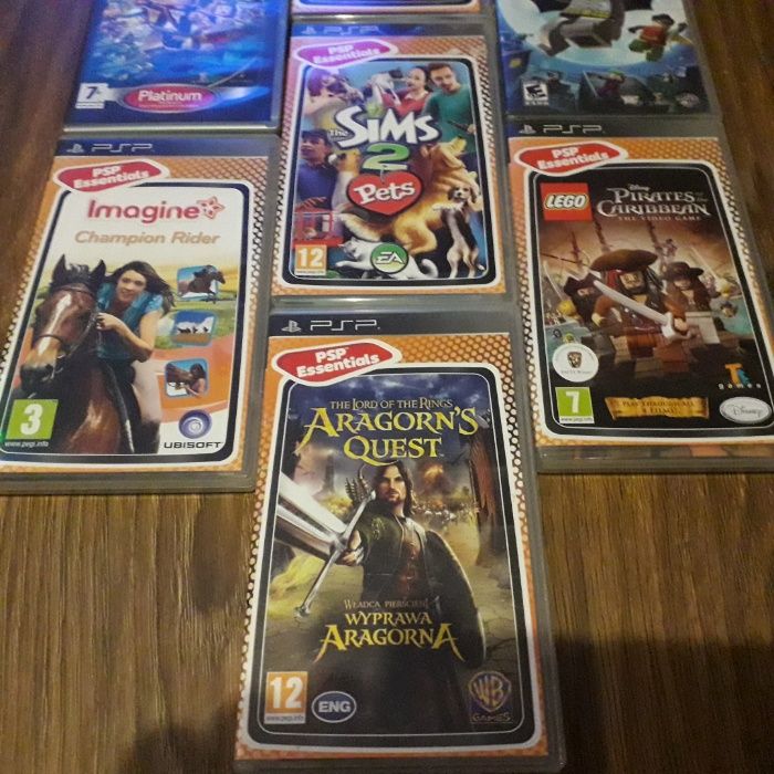 Unikatowe świetne gry SONY PSP mobilne UMD
