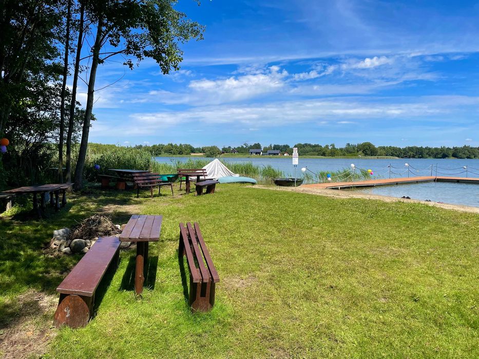 Mała działka nad jeziorem Głuszyńskim dojście do plaży w cenie