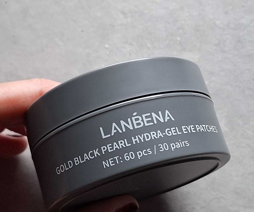 Hydrożelowe płatki pod oczy LANBENA Gold Black Pearl