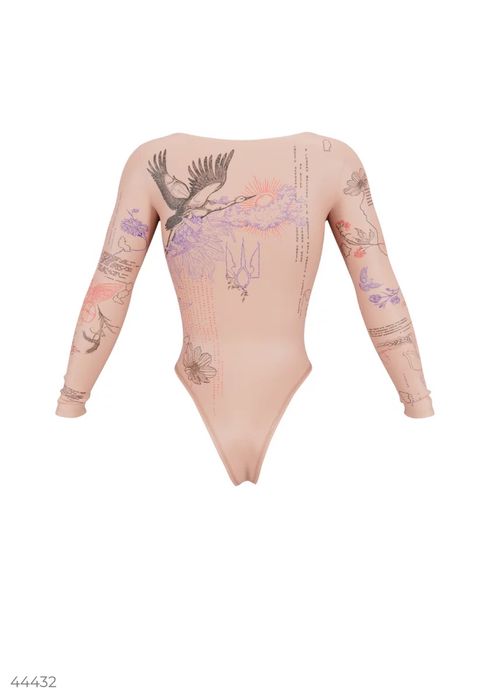 Боді з принтом  Душа Gepur