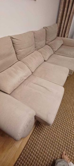 Sofá com chaise longue para sala