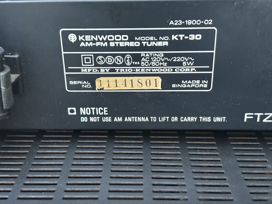 Wzmacniacz ONKYO + tuner radiowy KENWOOD