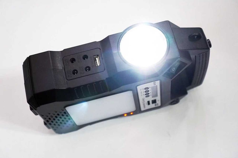 Зарядна станція GD8060 40000 mAh POWERBANK Сонячна панель Ліхтар Лампи