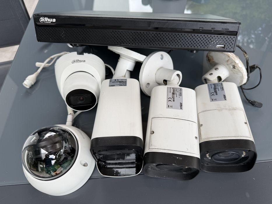 Conjunto videovigilancia Alhua a funcionar