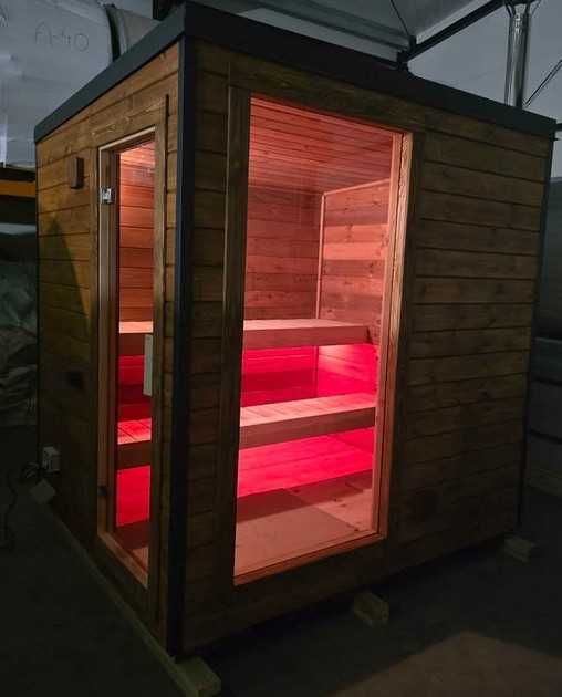 Sauna Ogrodowa opalana drewnem 230x200cm CAŁA POLSKA