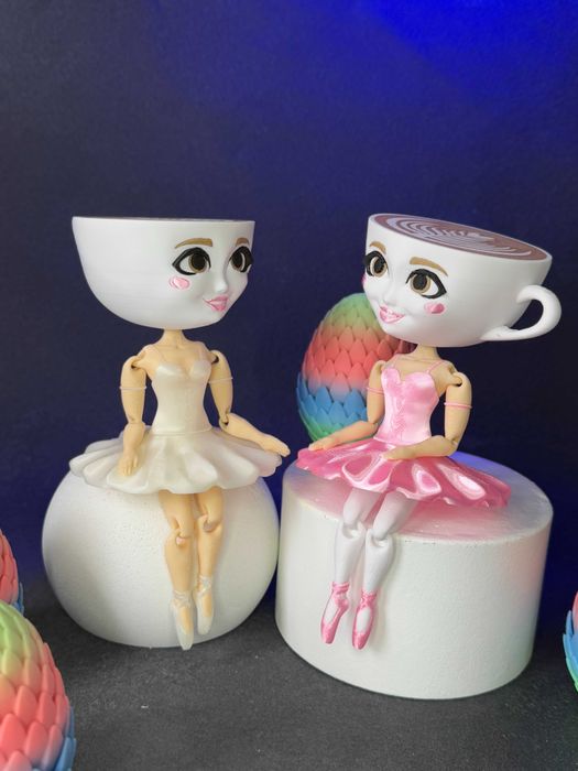 Балерина Капучино 12,5 см 3Д іграшка