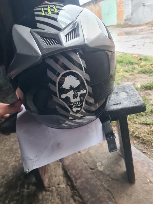 Шлем, шолом, monster energy