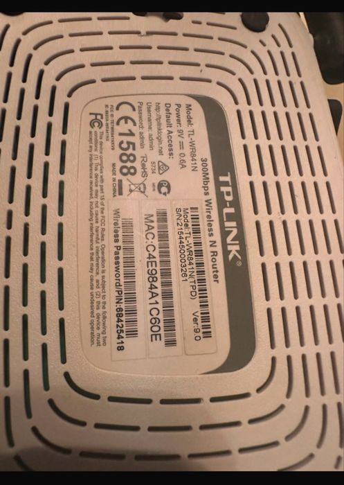 Router Wifi TP Link usdo poucas vezes