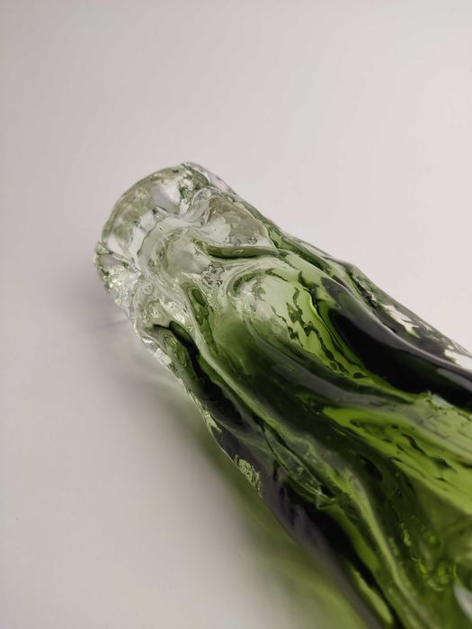 Wazon szklany " Kora " - bark glass - huta szkła Ingrid Glass - Wokan