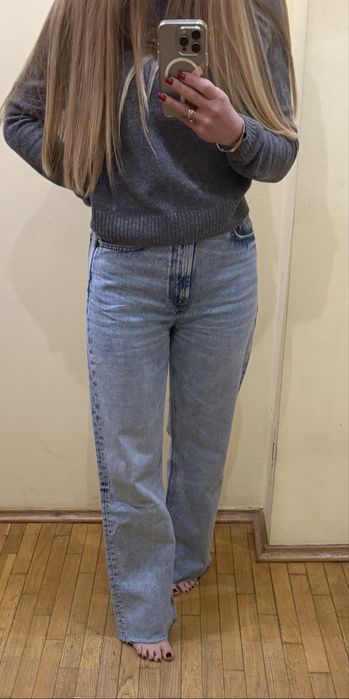 Джинси wide leg Zara,34 розмір