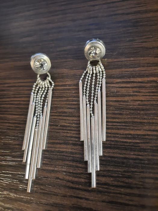 Длинные сережки висячие серьги