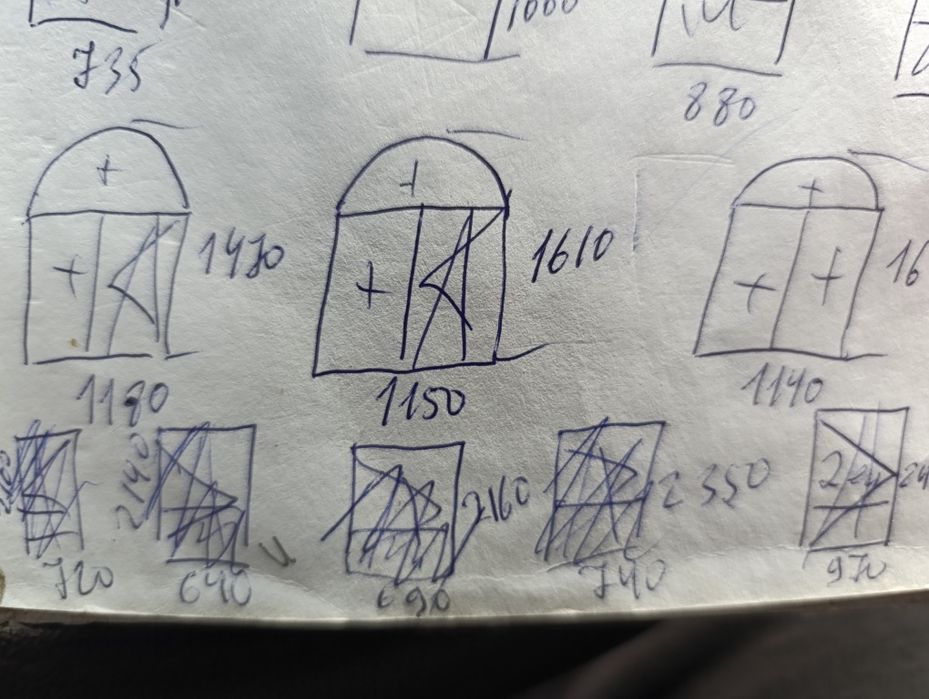 Продам арочные окна