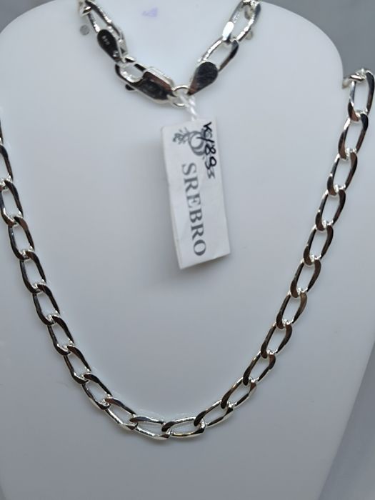 Srebrny łańcuszek srebro 925 długość 50cm