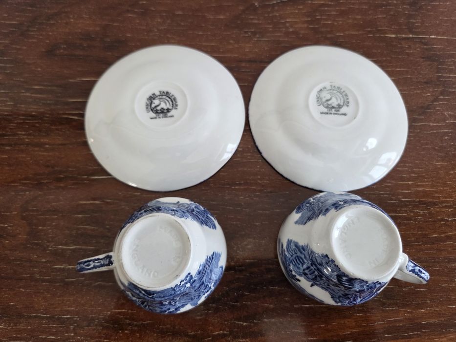 2 chávenas de café inglesas Woodland
